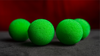 Magic Sponge Balls 4PK GREEN 1" by Murphy's Magic