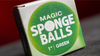 Balles Mousse VERT - Pack de 4 (Magic Sponge Balls)