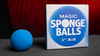 Magic Sponge Balls 4PK BLUE 1" by Murphy's Magic