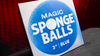 Magic Sponge Balls 4PK BLUE 1" by Murphy's Magic