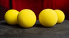 Balles Mousse JAUNE - Pack de 4 (Magic Sponge Balls)