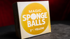 Magic Sponge Balls 4PK YELLOW 1" by Murphy's Magic