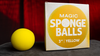 Magic Sponge Balls 4PK YELLOW 1" by Murphy's Magic