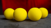 Balles Mousse JAUNE - Pack de 4 (Magic Sponge Balls)