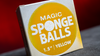 Magic Sponge Balls 4PK YELLOW 1" by Murphy's Magic