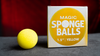 Balles Mousse JAUNE - Pack de 4 (Magic Sponge Balls)