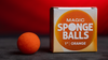 Balles Mousse ORANGE - Pack de 4 (Magic Sponge Balls)