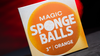 Balles Mousse ORANGE - Pack de 4 (Magic Sponge Balls)