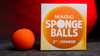 Balles Mousse ORANGE - Pack de 4 (Magic Sponge Balls)