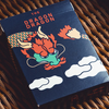 The Dragon (Blue Gilded) Playing Cards