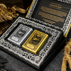 Vermilion Bird Black Gold Box Set by Ark Playing Cards