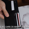 Modern Card to Wallet Insta (Black) by Quiver