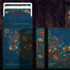 Plastic Paisley Poker Blue Playing Cards by Dutch Card House Company