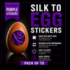 Silk to Egg Stickers (RED) Pack of 70