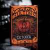 OCTOBER V2 PUMPKIN ORANGE PLAYING CARDS