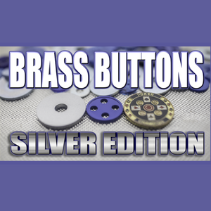 BRASS BUTTONS SILVER EDITION (Gimmicks and Online Instruction) by Matthew  Wright