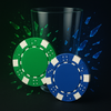 Magnetic Scotch and Soda Poker Chips