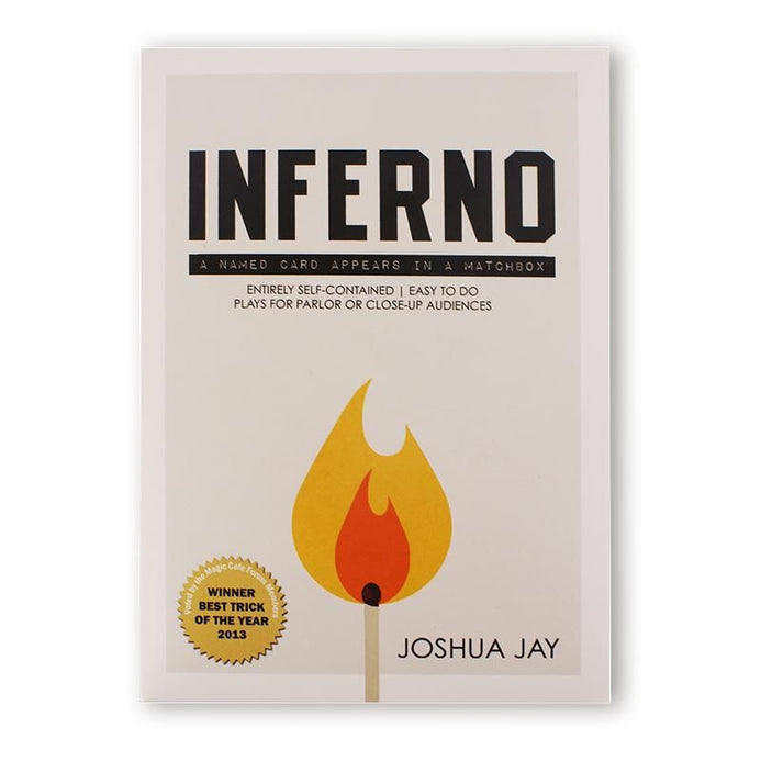 Tour De Magie Inferno – Carte Nommée Dans Une Boîte D'Allumettes (Joshua Jay & Card-Shark)