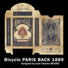 Bicycle Paris Back 1889 Bleu - Édition 2025