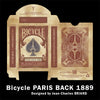 Bicycle Paris Back 1889 Rouge - Édition 2025