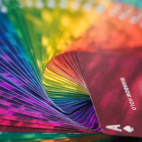 Rainbow HOLO Playing Cards by TCC Fashion Magic Dream Rainbow HOLO Playing Cards by TCC Fashion Magic Dream