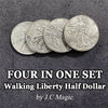 four in one set walking liberty