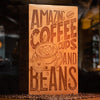 Amazing coffee cups and beans