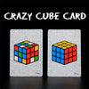crazy cube card tour de magie carte truquée gimmick flap aimant latex fil wow impossible rubiks cube solve algorithme couleur cube 3 steven brundage