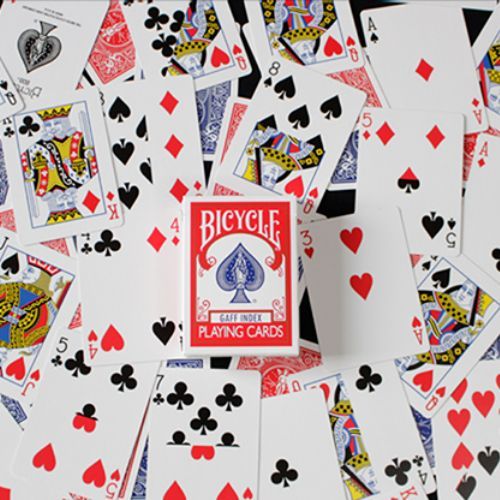 Jeu De Cartes Bicycle Ultimate Lefty – Version Gaucher – Finition Thin Crush – 56 Cartes – Tutoriel 1h40 De Magie Offert – Rouge