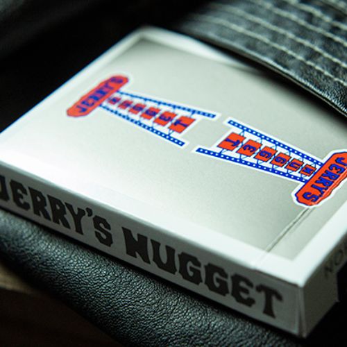 Gilded Vintage Feel Jerry's Nuggets (Blue) Playing Cards