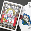 jeu de cartes bicycle chalenger mort clown