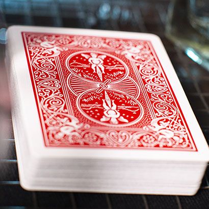 Jeu de cartes pour faire de la magie - double dos rouge