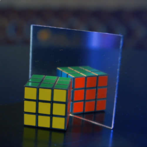 Mirror Mini Rubik Cube (Gimmick and Online Instructions) by Rodrigo Romano  - Trick : MJM Magic