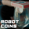 robot coins mysteries piece verre