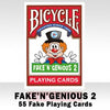Jeu de cartes Bicycle Fake'n'Genious 2 par Yoan TANUJI et Jean Charles BRIAND